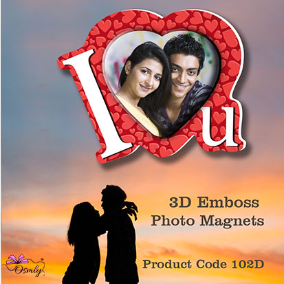 ILU 3D Embossed Fridge Magnet - Premium Fridge Magnet from OSMLY - Just Rs. 249! Shop now at BusienssJi