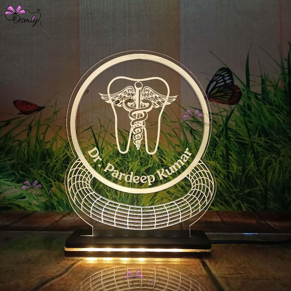 Acrylic LED Gift for Dentist - OSMLY