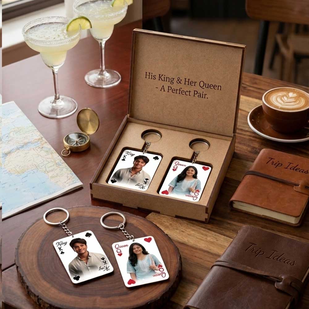 Acrylic Couple Keychain