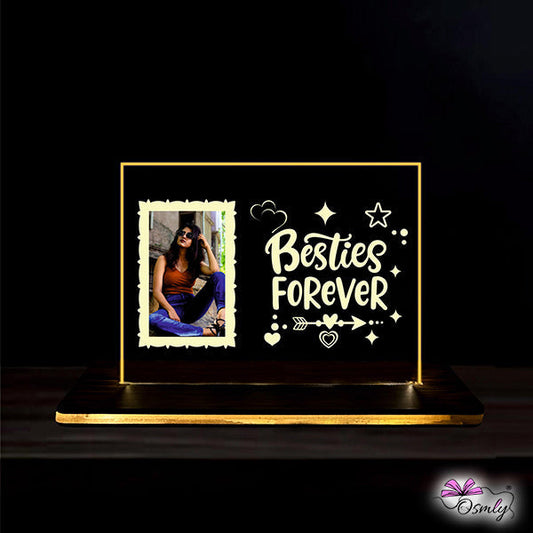 Bestie Forever Acrylic UV Lamp - Premium UV Printed Lamp from OSMLY - Just Rs. 499! Shop now at BusienssJi