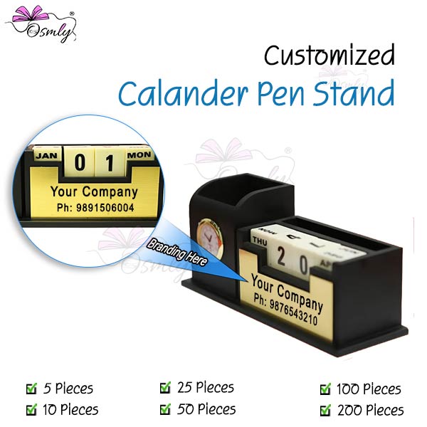 Customized Calander Pen Stand