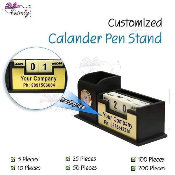 Customized Calander Pen Stand - BusienssJi