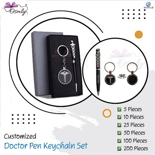 Customized Doctor Pen Keychain Set