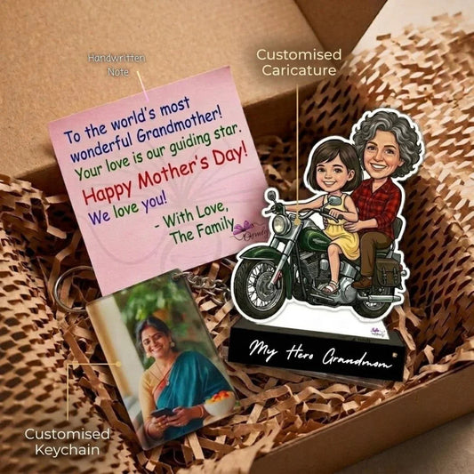 Mother Daughter Ride Caricature-Caricature-BusienssJi-OSMLY