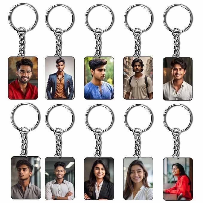 Rectangular Photo Keychain - OSMLY