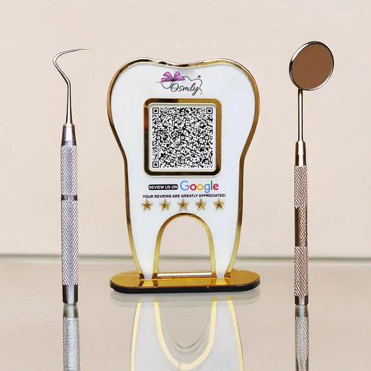 Tooth Shape Dentist QR Stand - OSMLY