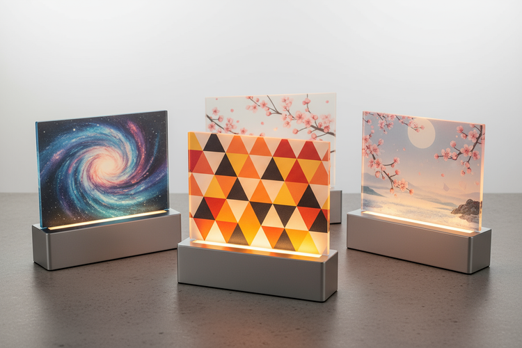 Acrylic Printed LED Lamps
