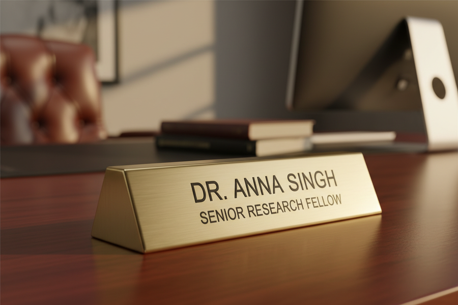 Table Name Plate