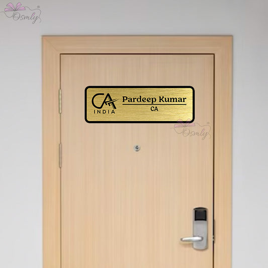 Customized Door Name Plate for CA