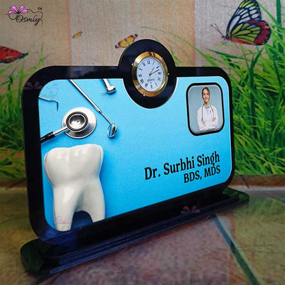 Dentist Analogue Clock Table Top