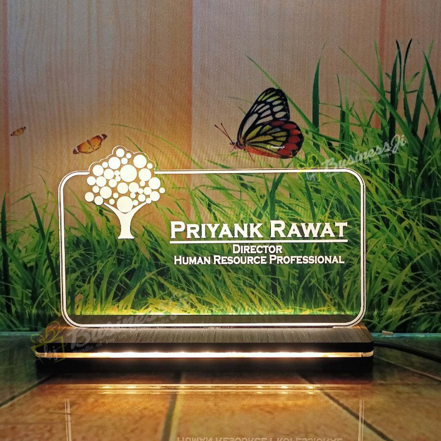 Acrylic LED Sign Lamp - Premium variable from OSMLY - Just Rs. 689! Shop now at BusienssJi
