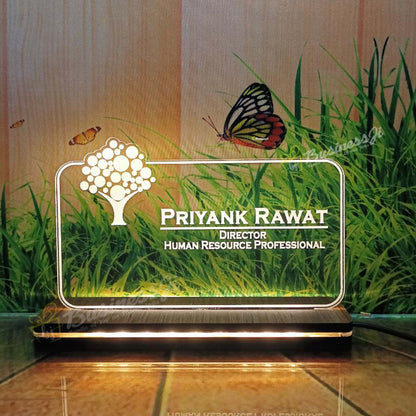 Acrylic LED Sign Lamp - Premium variable from OSMLY - Just Rs. 689! Shop now at BusienssJi