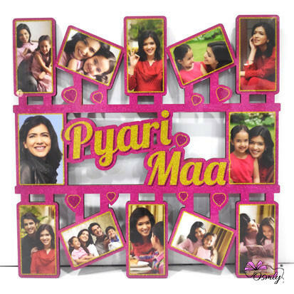 Glitter Pyari Maa MDF Frame - Premium Glitter MDF Frame from OSMLY - Just Rs. 1199! Shop now at BusienssJi