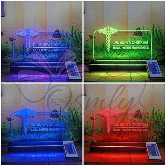 CA Acrylic Name Plate - OSMLY