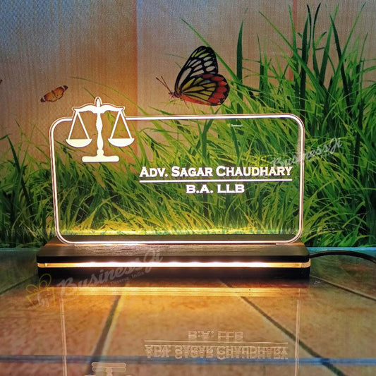 Advocate Acrylic Sign Lamp - OSMLY