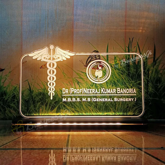 Engraved Doctor Sign Lamp - OSMLY