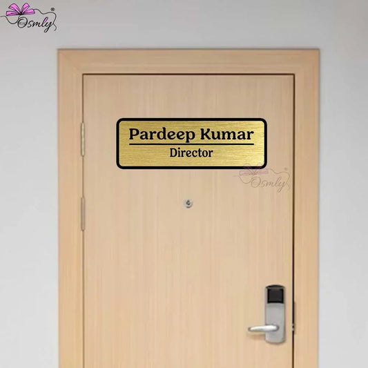Acrylic Door Name Plate - OSMLY