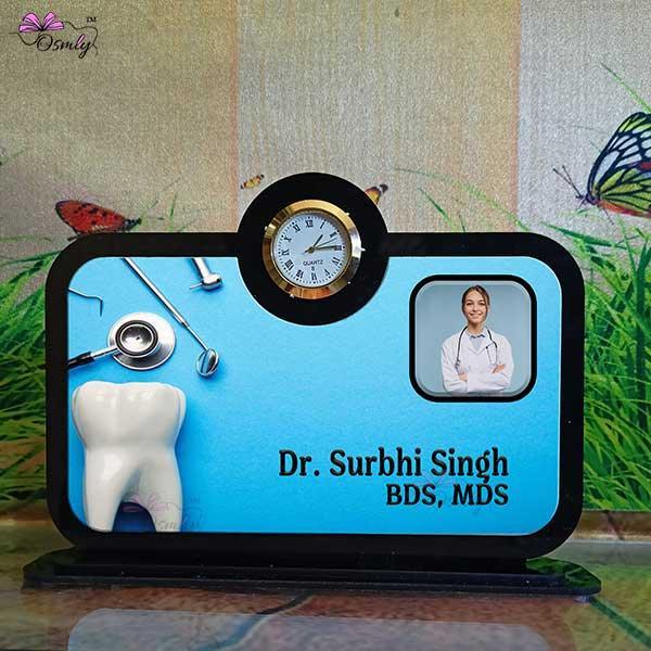 Dentist Analogue Clock Table Top - OSMLY