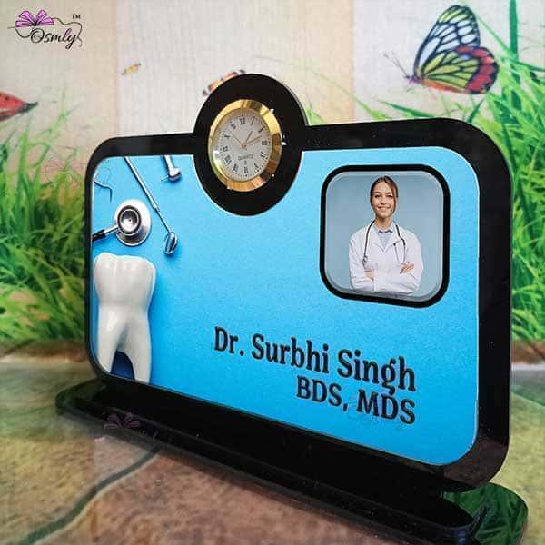 Dentist Analogue Clock Table Top - OSMLY