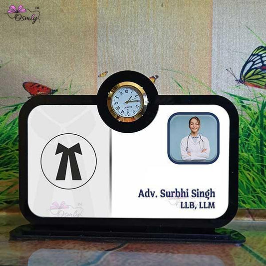 Analogue Clock Lawyer Table Top - OSMLY