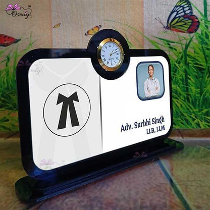 Analogue Clock Lawyer Table Top - OSMLY