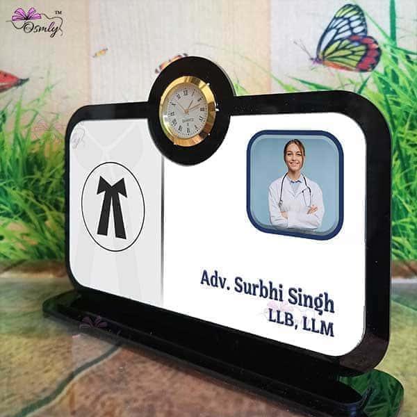 Analogue Clock Lawyer Table Top - OSMLY