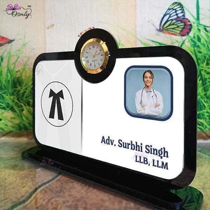 Analogue Clock Lawyer Table Top - OSMLY