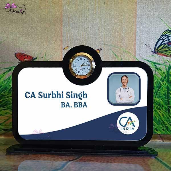 UV Printed CA Table Top-Name Plate-BusienssJi-BusienssJi
