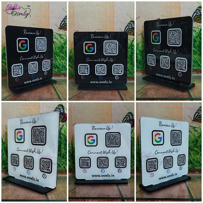 Double Sided QR Printed Plaque - OSMLY