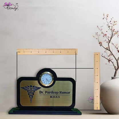 Acrylic Clock Name Plate - OSMLY
