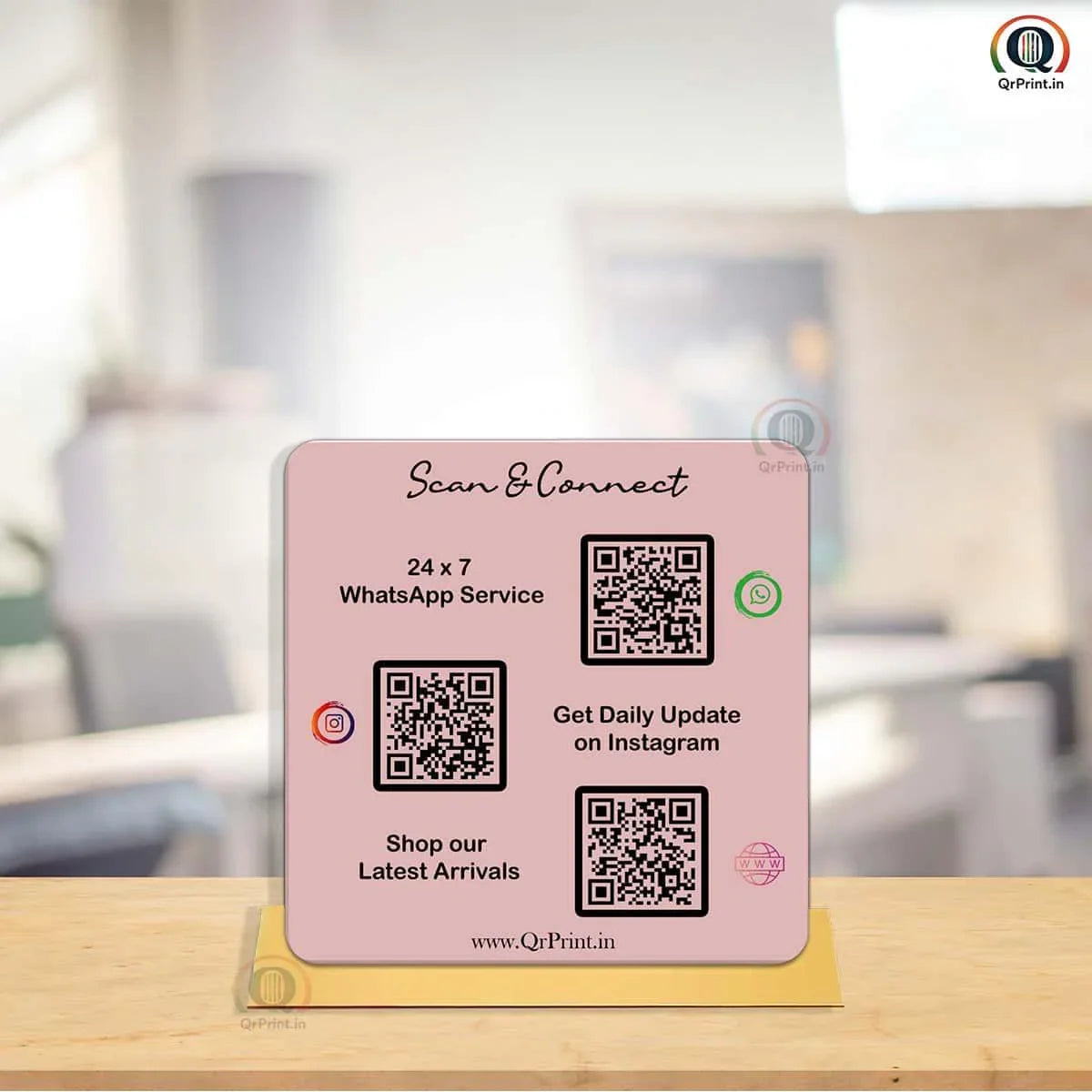 UV Printed QR Stand - OSMLY