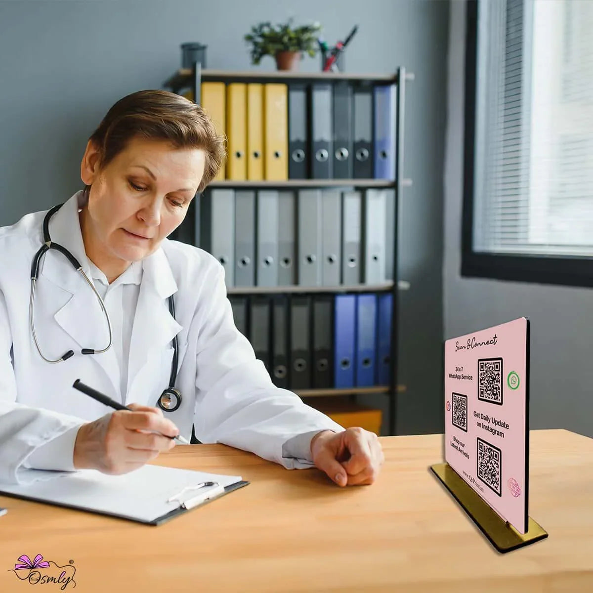 UV Printed QR Stand - OSMLY