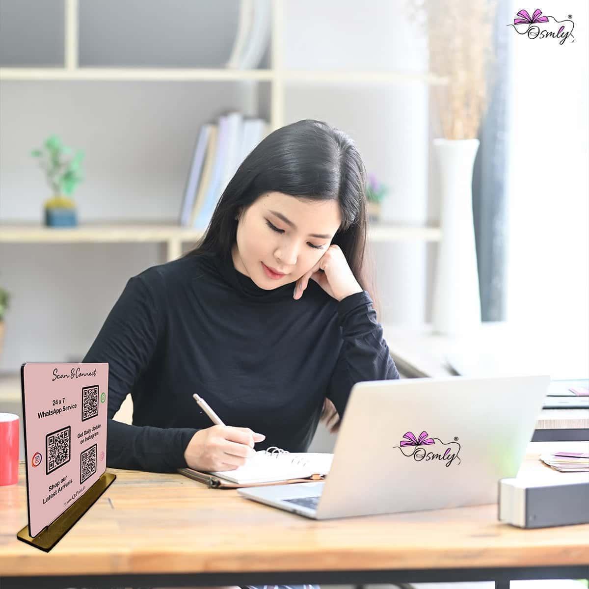 UV Printed QR Stand - OSMLY