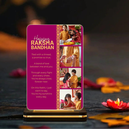 Acrylic LED Rakhi Frame