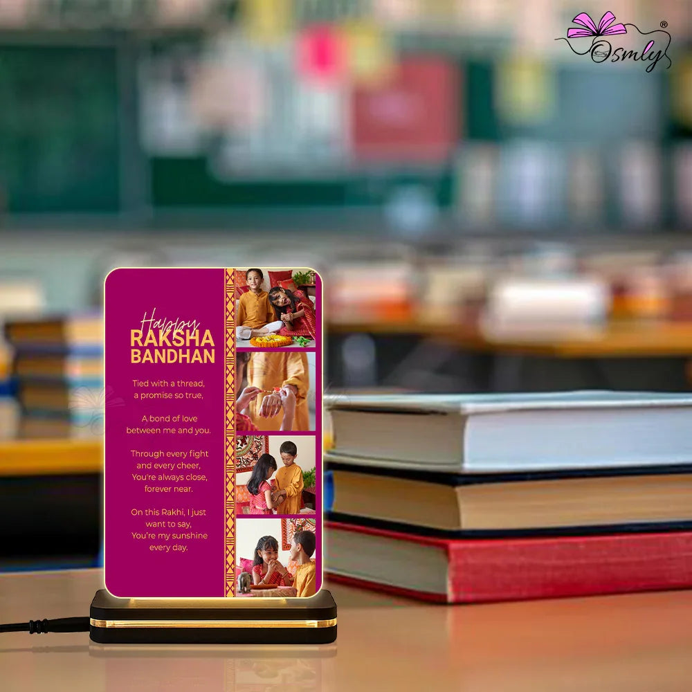 Acrylic LED Rakhi Frame