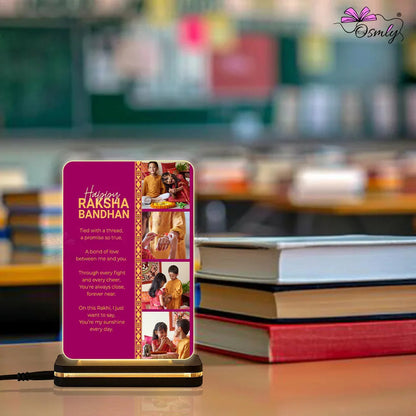 Acrylic LED Rakhi Frame