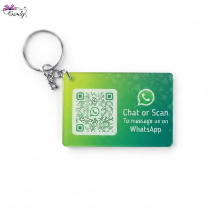 Acrylic WhatsApp NFC Keychain