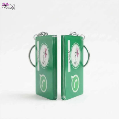 Acrylic WhatsApp NFC Keychain