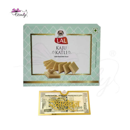 Gold Acrylic Cash Rakhi Envelope-Rakhi-BusienssJi-BusienssJi