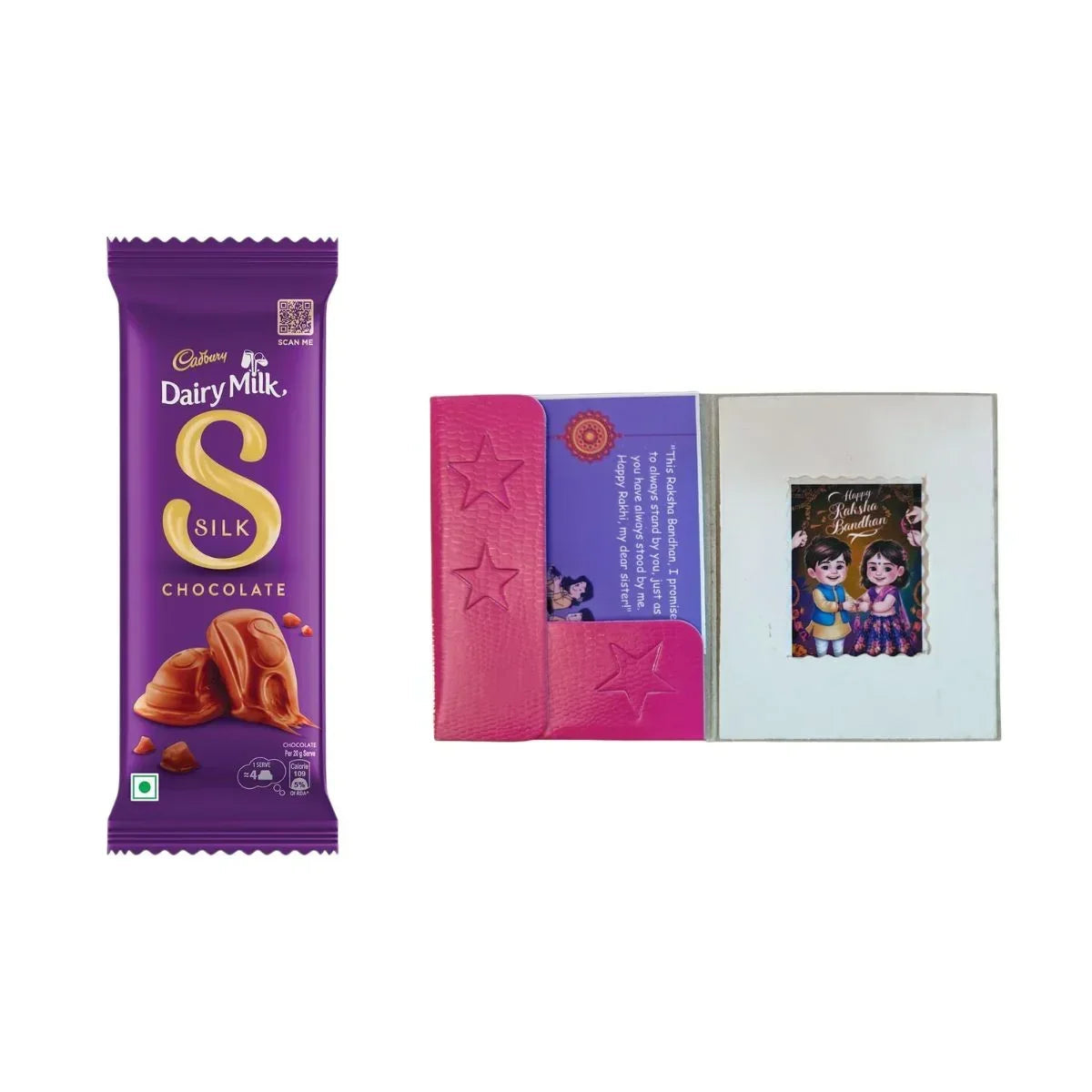 Gold Acrylic Cash Rakhi Envelope-Rakhi-BusienssJi-BusienssJi