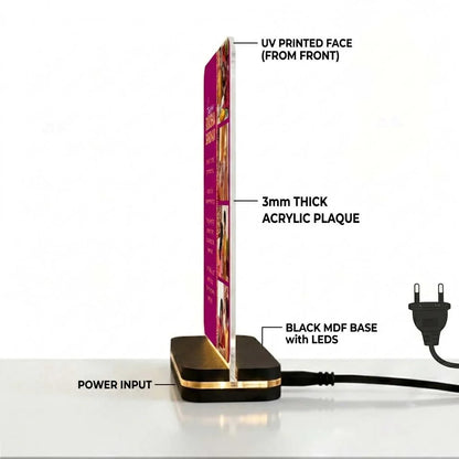 Acrylic LED Rakhi Frame