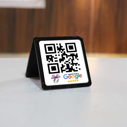Silver Acrylic Single QR Stand - OSMLY