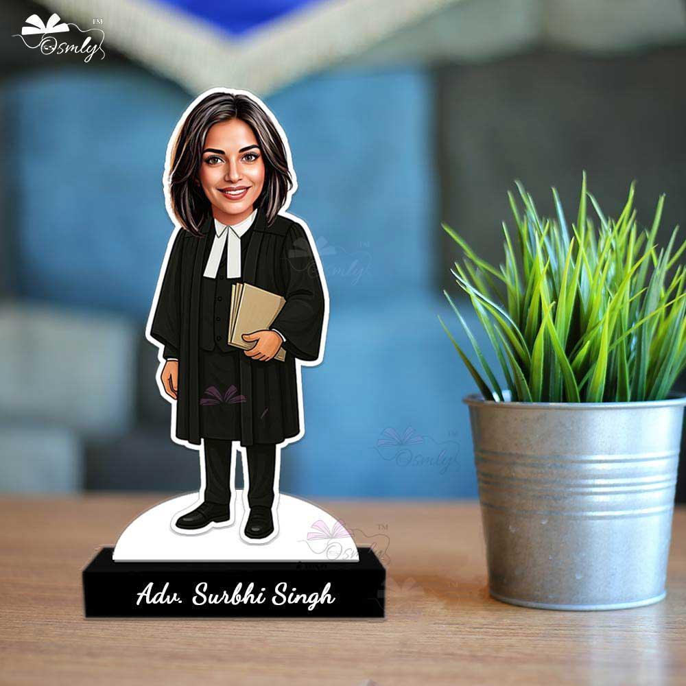 Advocate Caricature Table Stand - OSMLY