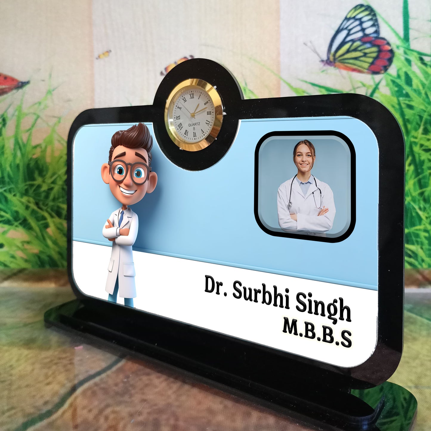 Customized UV Printed Doctor Name Plate