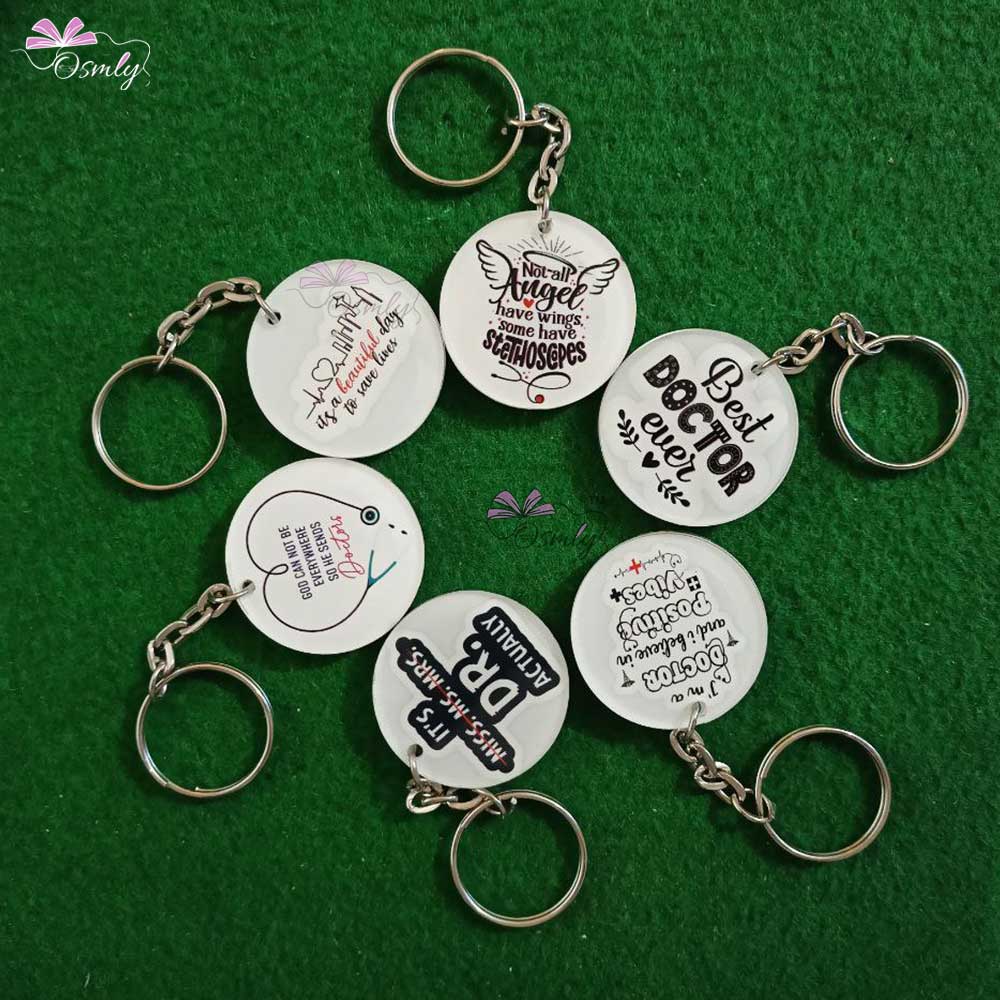 OSMLY Doctor's Keychains Set of 6 from OSMLY Keychains