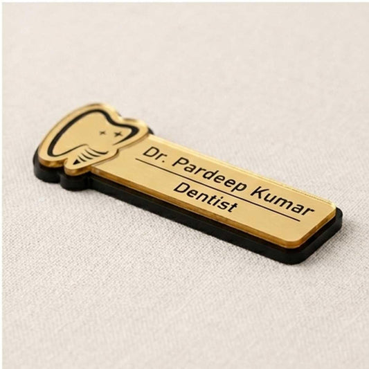 Customized Acrylic Name Badge-Name Badge-BusienssJi-BusinessJi