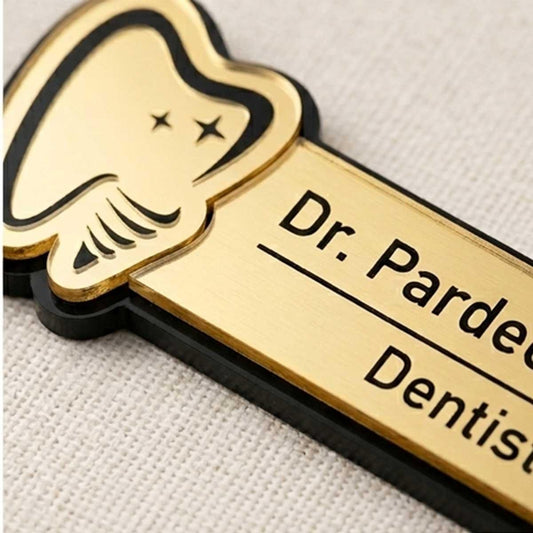 Customized Acrylic Name Badge-Name Badge-BusienssJi-BusinessJi