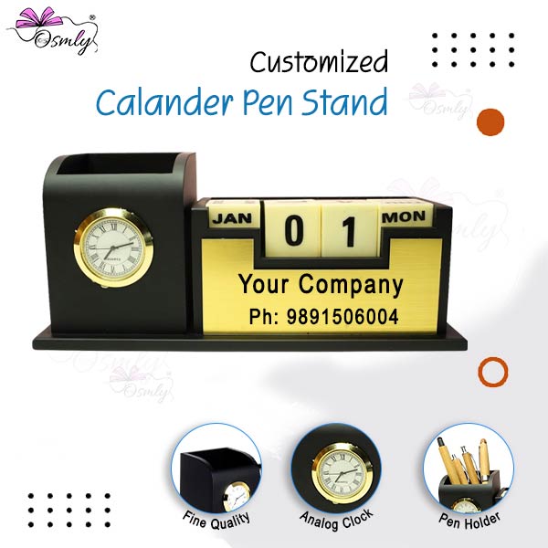 Customized Calander Pen Stand