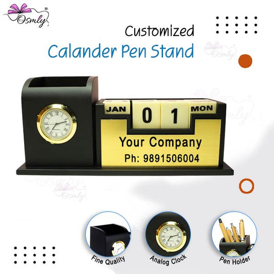 Customized Calander Pen Stand