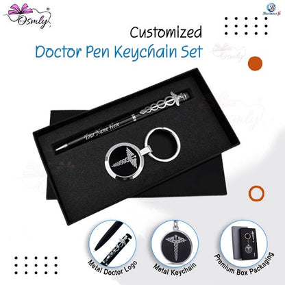 Customized Doctor Pen Keychain Set